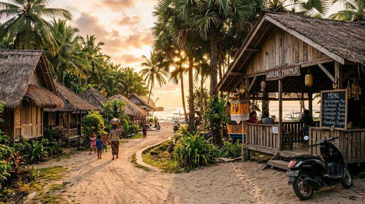 Local guide arranging a boat trip on Nemberala beach, Rote Island